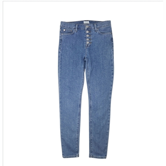 HUDSON Blair High-Rise Super Skinny Jeans in Sparrow Size 27 - Picture 4 of 12